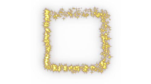 (4K) Sparkle Motion Square Yellow