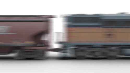 (4K) Train Across Screen 1