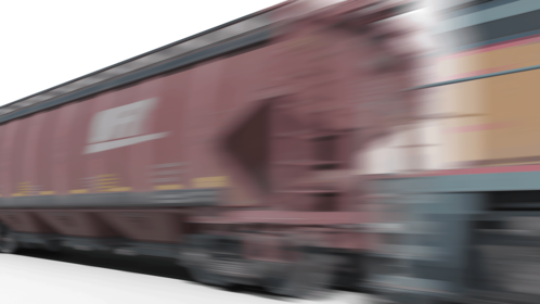 (4K) Train Across Screen 4