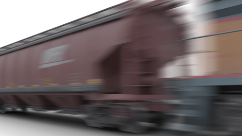 (4K) Train Across Screen 5