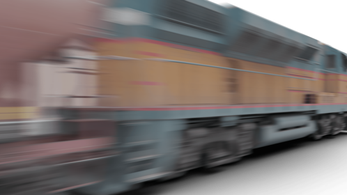 (4K) Train Across Screen 7