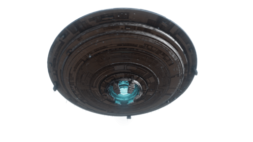 (4K) Ufo Spinning 1 Below B