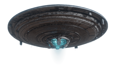 (4K) Ufo Spinning 1 Below C