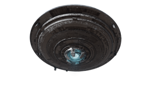 (4K) Ufo Spinning 3 Below B