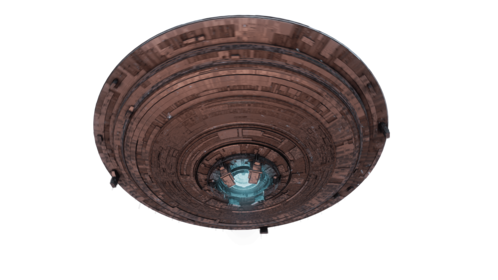 (4K) Ufo Spinning 5 Below B