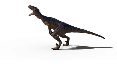 (4K) Velociraptor Scared Side 1