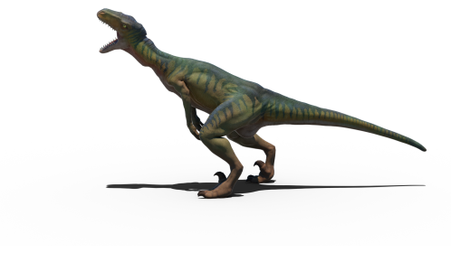 (4K) Velociraptor Scared Side 4