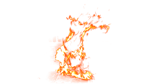 (4K) Wall Fire 6