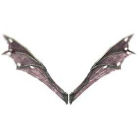 (4K) Demon Wings Blue Top Flapping