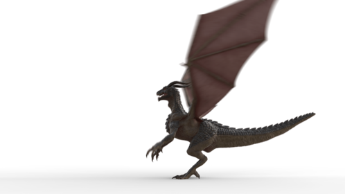 (4K) Mountain Dragon Landing Side