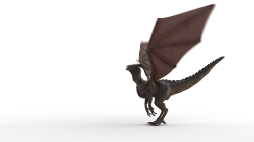 (4K) Mountain Dragon Take Off Side