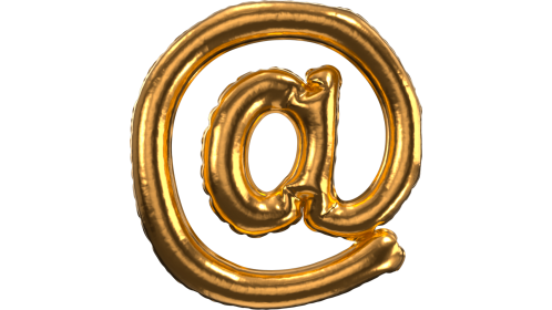 Balloon Typekit At Sign