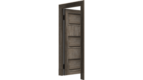 Door 1 Open Transparent Angle 2