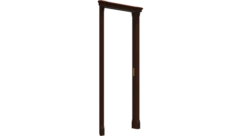 Door 2 Open Transparent Angle 6