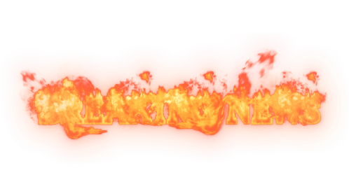 Fire Text BREAKING NEWS