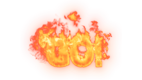 Fire Text GO