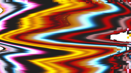 (4K) Glitch Transition Swirl Warp