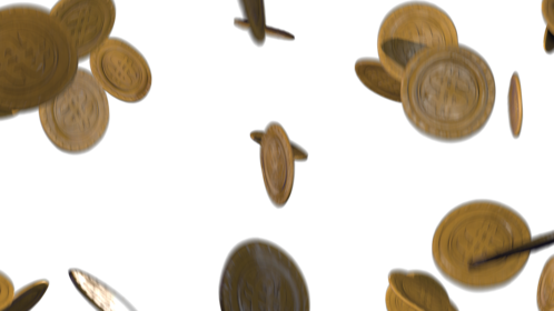 Looping Falling Coins 12