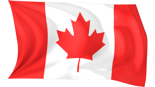 Looping Waving Flag Canada