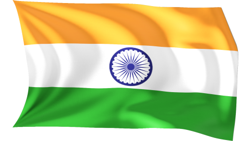 Looping Waving Flag India