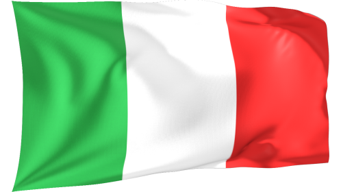 Looping Waving Flag Italy