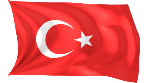 Looping Waving Flag Turkey