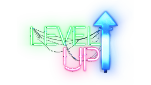 Neon Sign Level Up