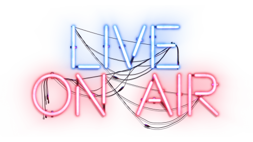 Neon Sign Live On Air