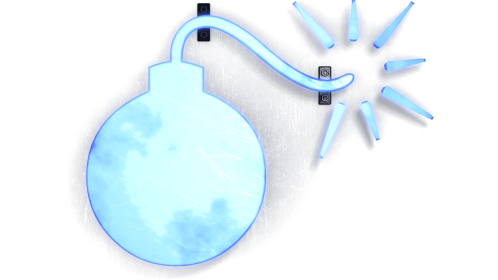 Neon Symbol Bomb