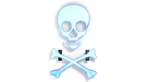Neon Symbol Skull