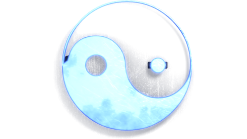 Neon Symbol Yin Yang