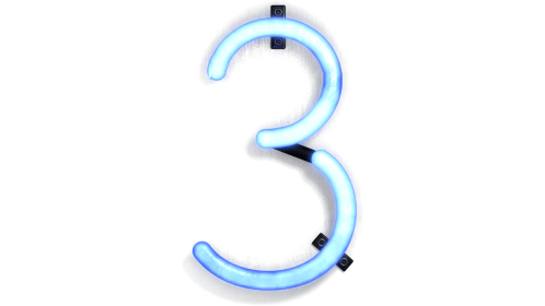Neon Typekit Number 3