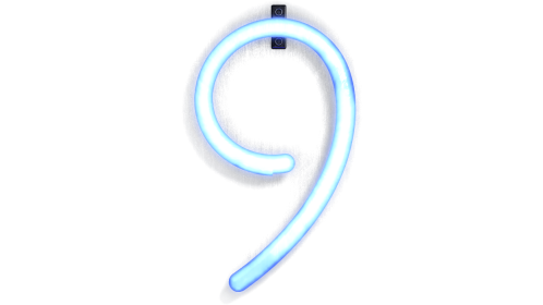 Neon Typekit Number 9