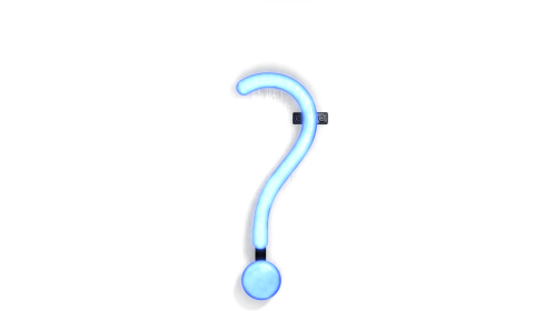 Neon Typekit Question Mark