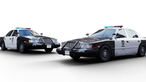 Police Car Double Drift 1