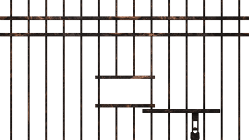 Rusty Jail Door Slam 4