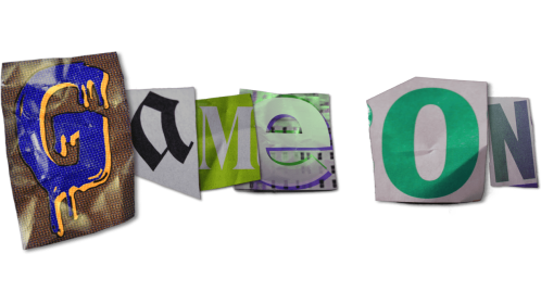 Stop Motion Text Game On
