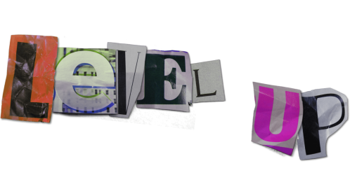 Stop Motion Text Level Up