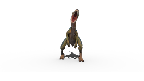 Velociraptor Scared Front 2
