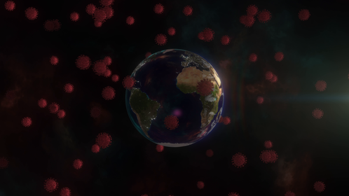(4K) Coronavirus Earth