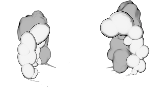 (4K) Anime Landing Smoke