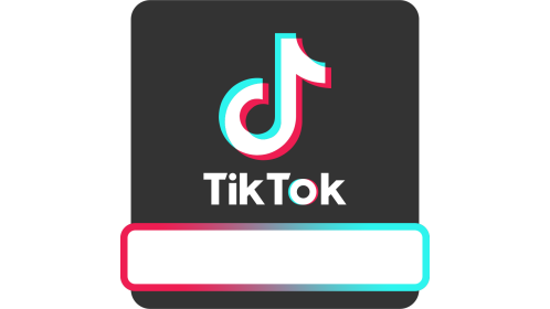 (4K) Tik Tok Badge Logo Overlay