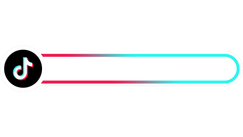 (4K) Tik Tok Lower Third White