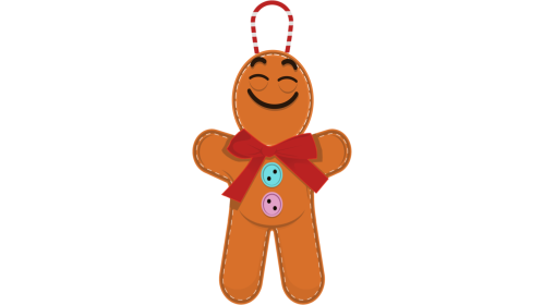 Smile Gingerbread Emoji