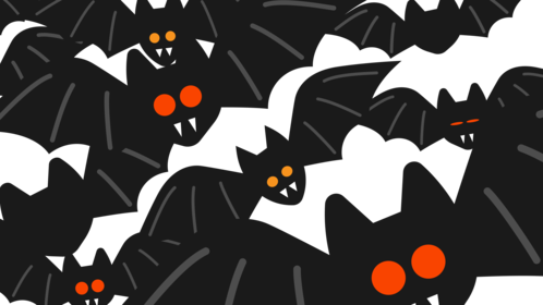 (4K) Animated Bats Transition 1