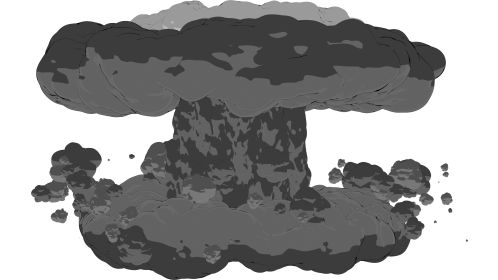 (4K) Anime Explosion Nuke