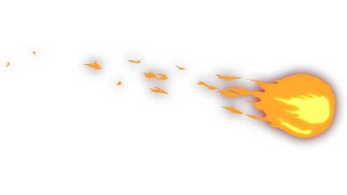 (4K) Anime Fireball