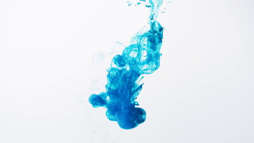 (4K) Blue Ink Underwater 1