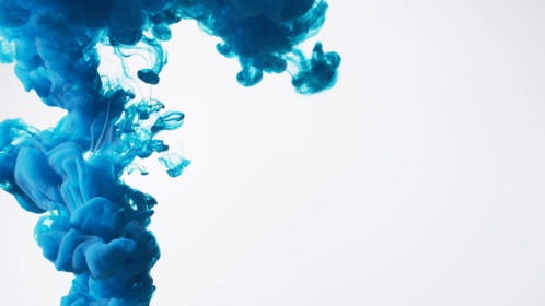 (4K) Blue Ink Underwater 2