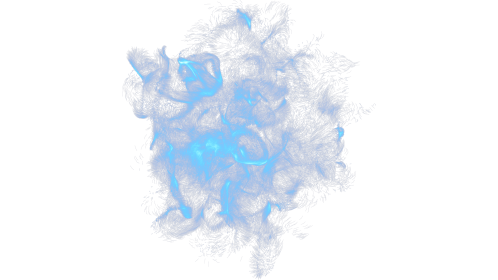 (4K) Charge Up Energy Ball Blue 2